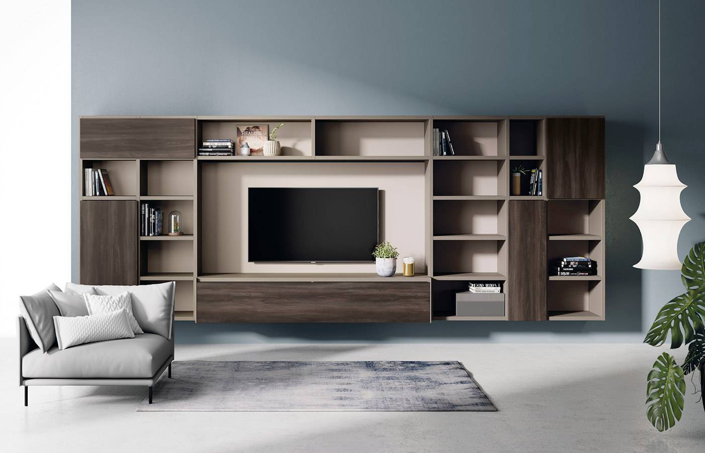 Composición de salón mueble TV AddLiving 112 de Lagrama