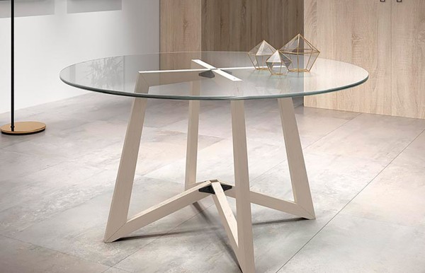 Mesa de comedor redonda Shadow de Rodri Diseño
