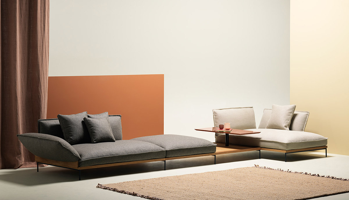 Jord, nuevo sofá modular creado por el diseñador italiano Luca Nichetto para la marca sueca Fogia