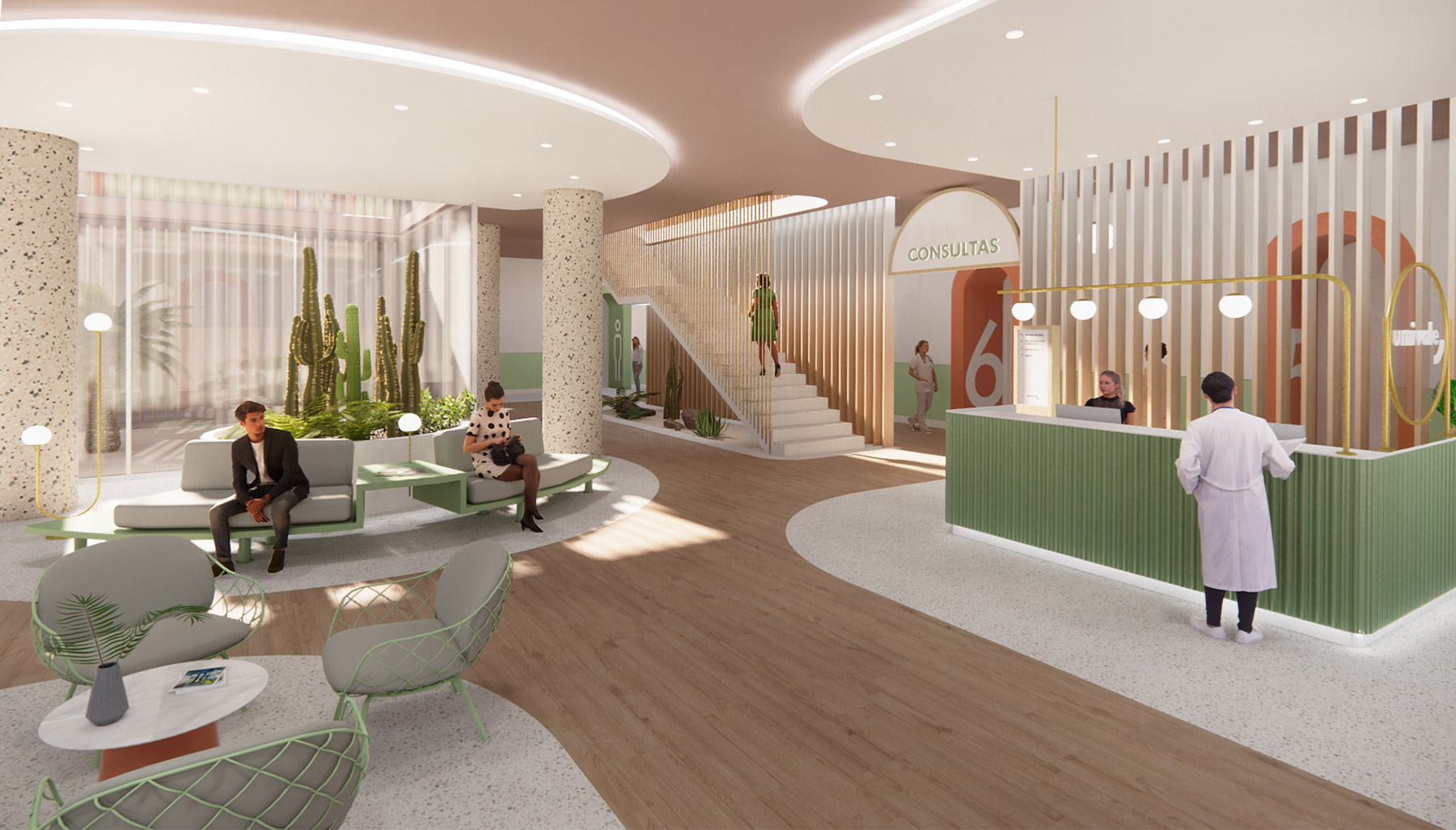 Nayra Iglesias propone un nuevo enfoque para los espacios hospitalarios con este proyecto para una clínica privada en Gran Canaria