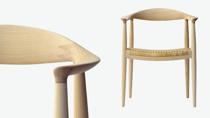 The Round Chair, creada por Hans J. Wegner en 1949 es una de las piezas de mobiliario danesas más famosas