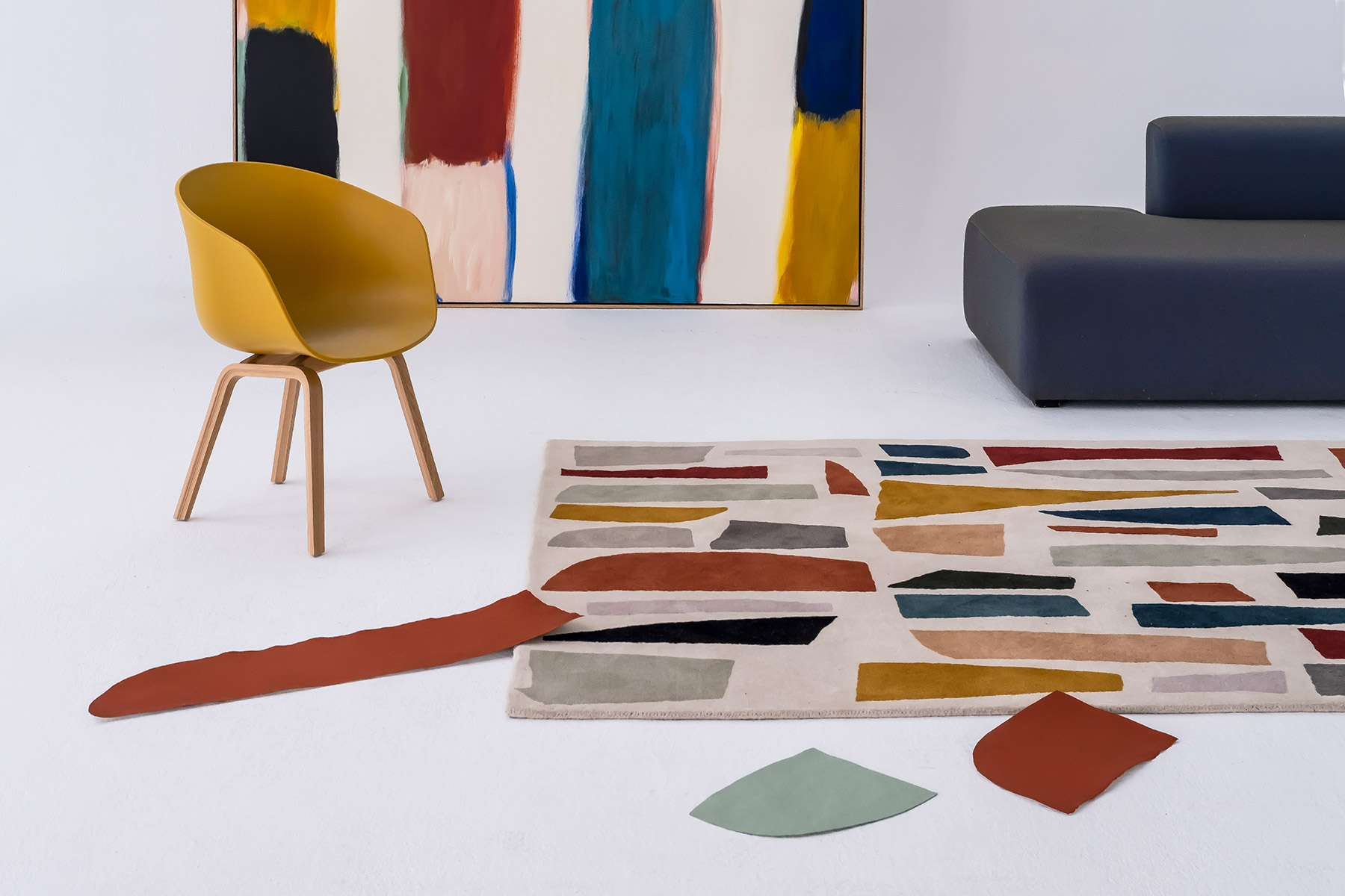 Nani Marquina diseña Tones, junto a la artista Clàudia Valsells, una colección con enfoque armonioso, rítmico y sensible, con el color como herramienta central