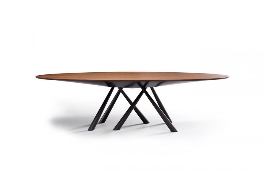 Mesa de comedor ovalada Forest de MIDJ