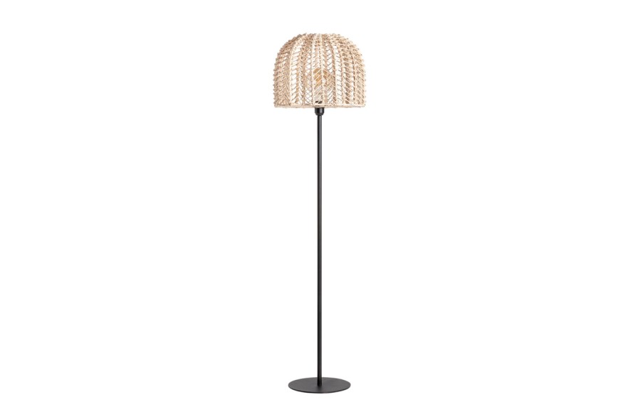Lámpara de pie Plissé Rattan de Vical Design